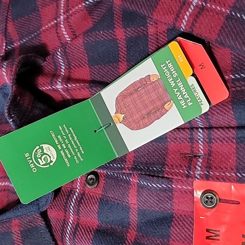 NWT Orvis Pocket Flannel - Picture 3 of 9